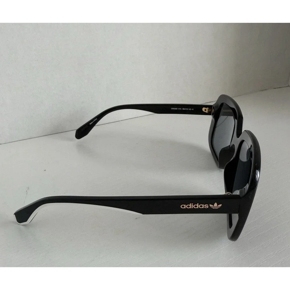 Adidas Originals OR0065 01A Sunglasses Black Smoke Lens 56-18-140 Unisex